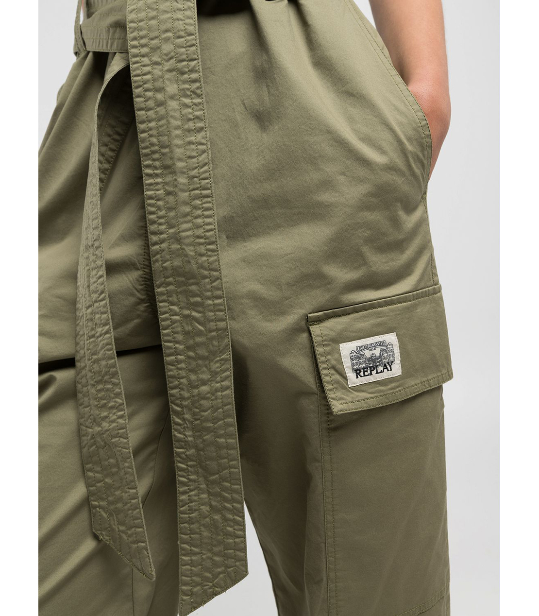 コンフォートフィットストレッチコットンジャンプスーツ 詳細画像 ライトミリタリー 6